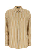 Versace Women Printed Silk Dress Shirt