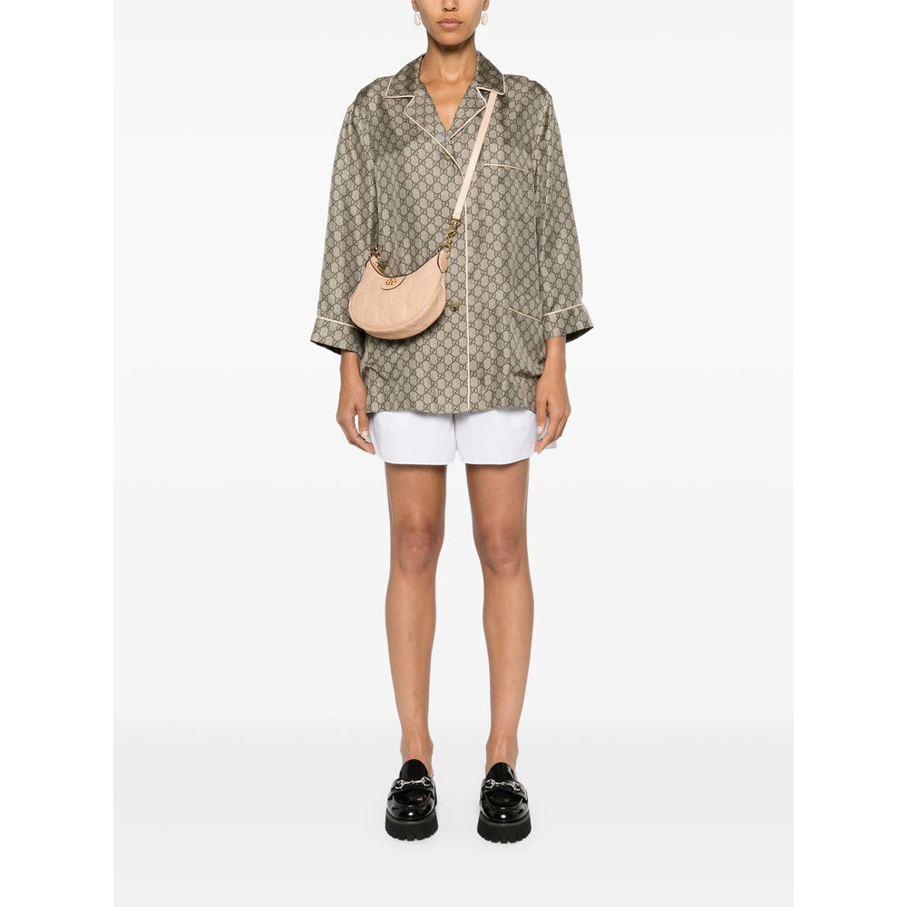Gucci Women Neutrals Leather Shoulder Bag