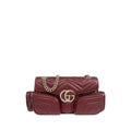 Gucci Women Cardinal Red Shoulder Bag