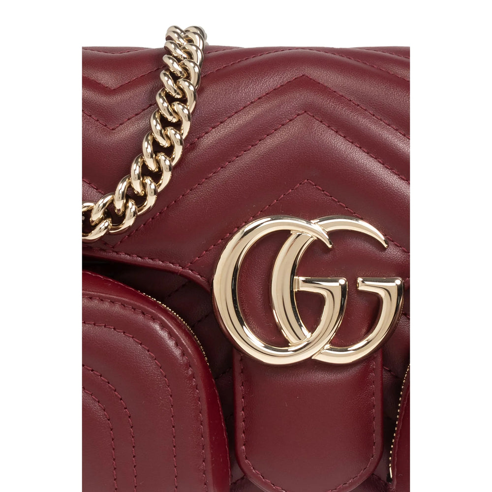 Gucci Women Cardinal Red Shoulder Bag