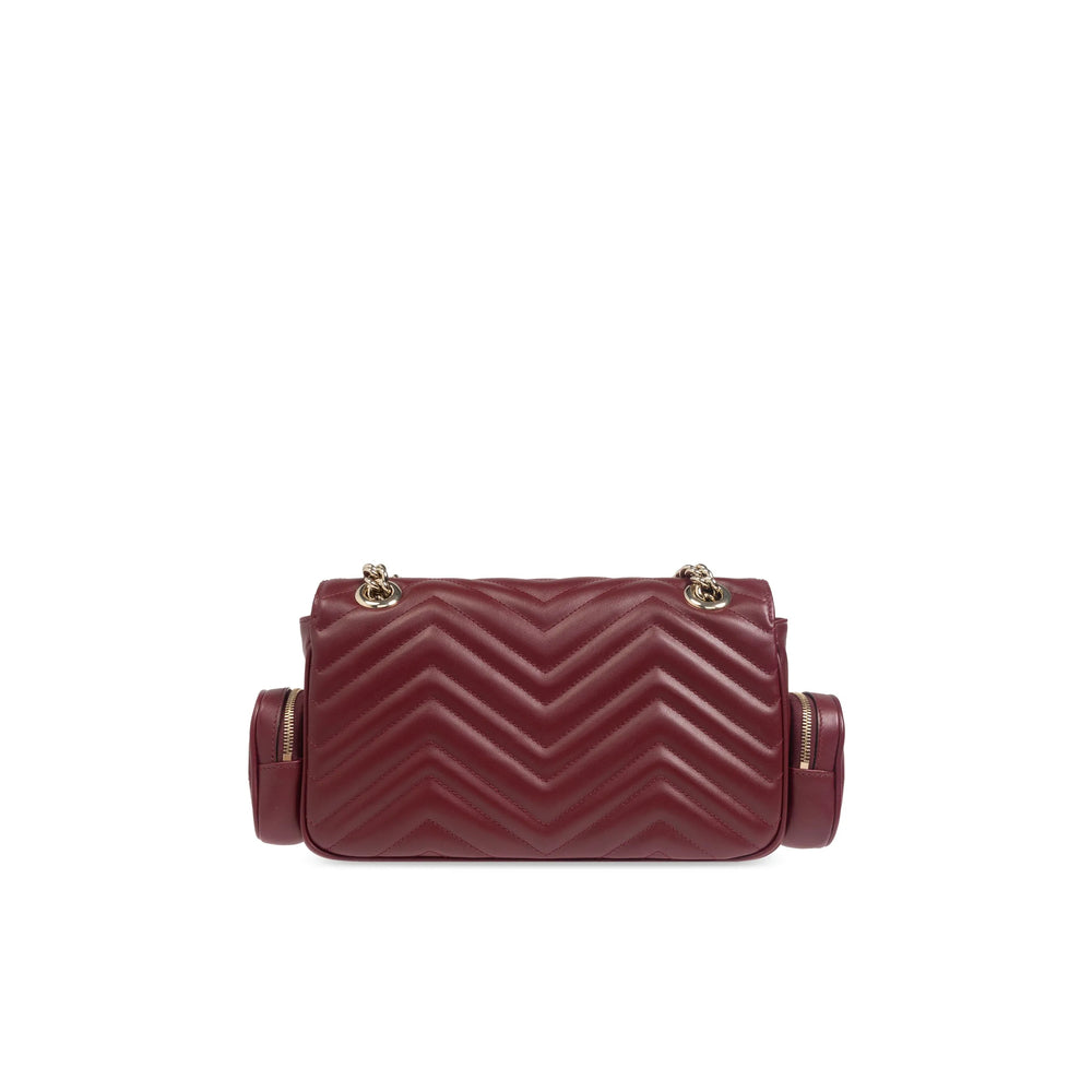 Gucci Women Cardinal Red Shoulder Bag