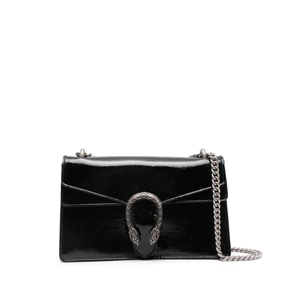 Gucci Women Black Calf Leather Shoulder Bag