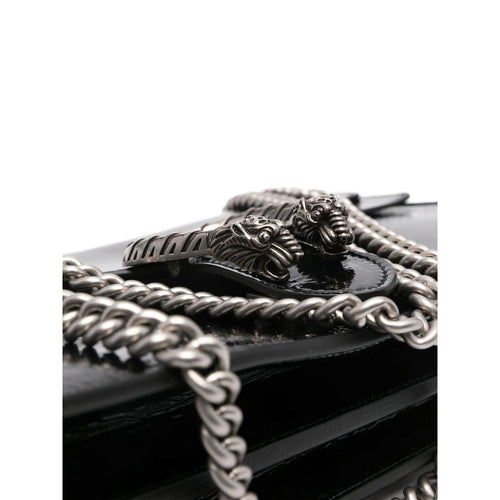Gucci Women Black Calf Leather Shoulder Bag