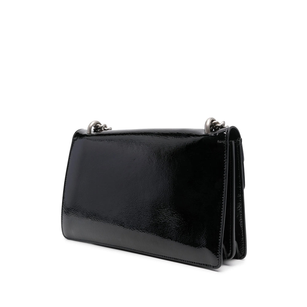 Gucci Women Black Calf Leather Shoulder Bag