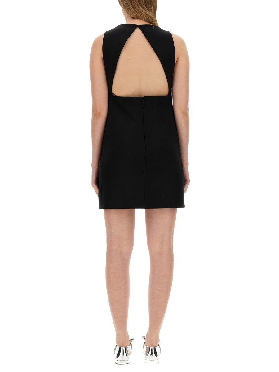 Versace Women Wool Blend Straight Mini Dress
