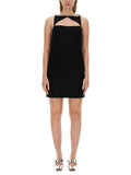 Versace Women Wool Blend Straight Mini Dress